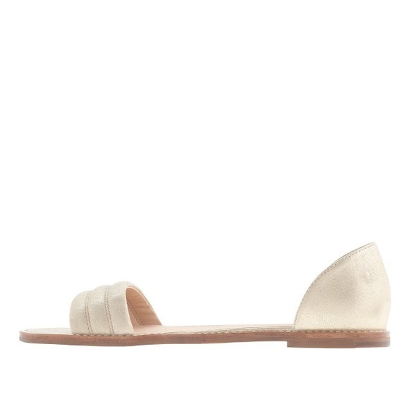 New J Crew Hayes metallic suede sandals - Picture 3 of 3